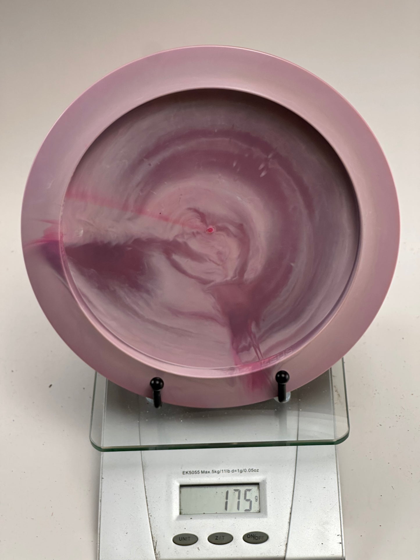 Discraft ESP Zeus – 2022 DMC Geometric Deer Stamp, Pink Swirl
