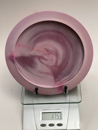 Discraft ESP Zeus – 2022 DMC Geometric Deer Stamp, Pink Swirl