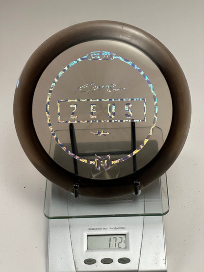 Discraft Zeus Z (Clear) w/ Holographic Zeus Stamp, Paul McBeth, 172g