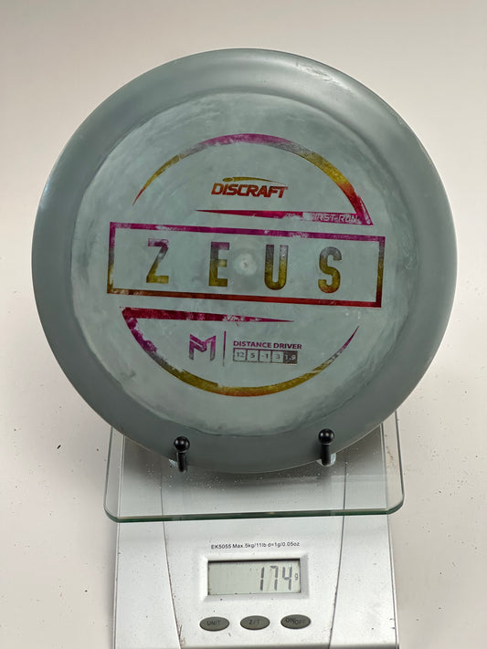 Discraft ESP First Run Zeus Distance Driver, Gray Swirl 174g