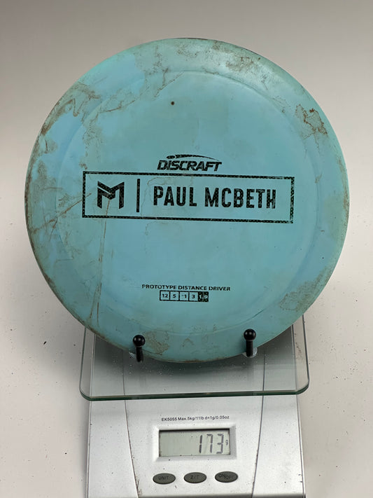 Discraft Zeus ESP Prototype Paul McBeth Prototype Stamp Blue 173g