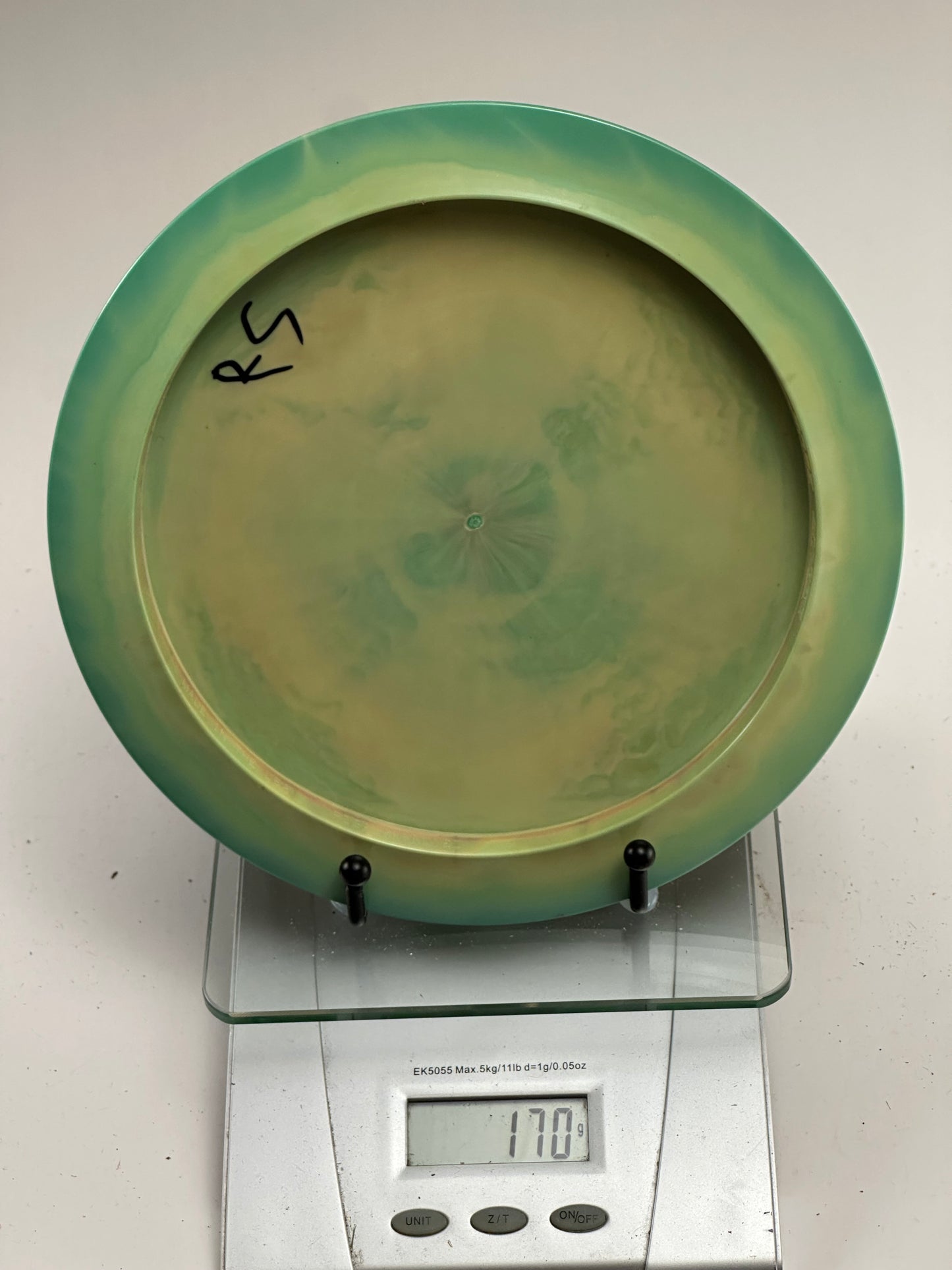 Discraft ESP Zeus Paul McBeth Stamp 169g Green/Yellow Swirl