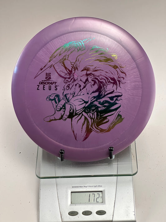 Discraft Big Z Zeus – Purple Holographic Zeus Stamp