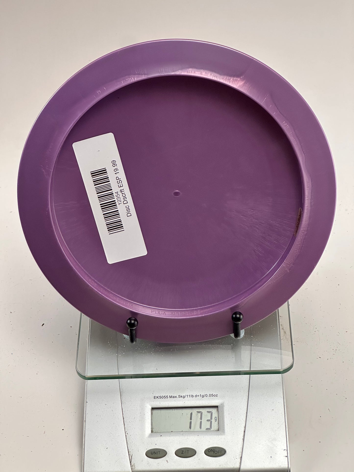 Discraft Big Z Zeus – Purple Holographic Zeus Stamp