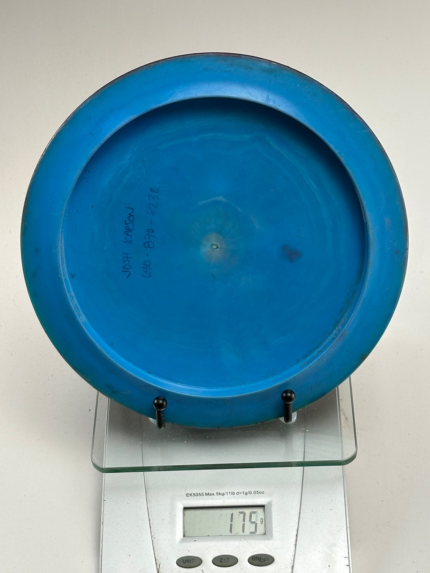 Discraft ESP First Run Zeus Distance Driver, Blue/Purple Swirl, 175g