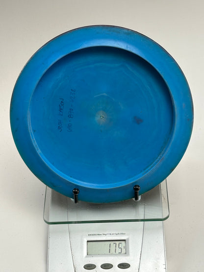 Discraft ESP First Run Zeus Distance Driver, Blue/Purple Swirl, 175g
