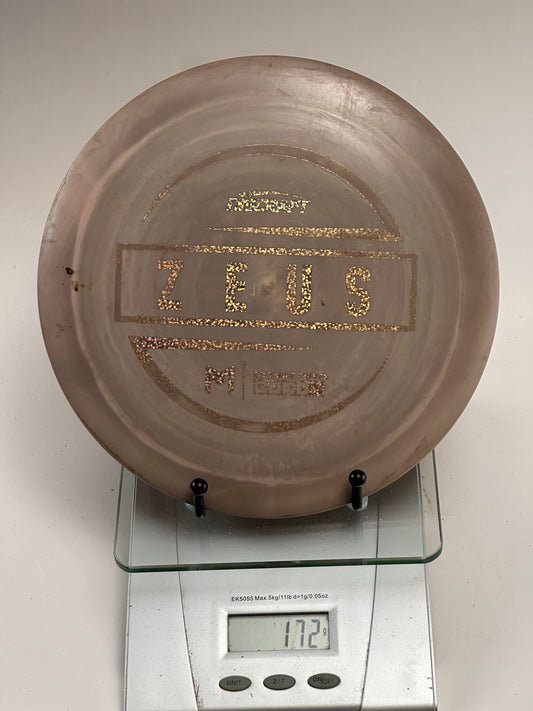 Discraft ESP Zeus 172g Translucent Pink/Brown with Gold Box Stamp (Ink)