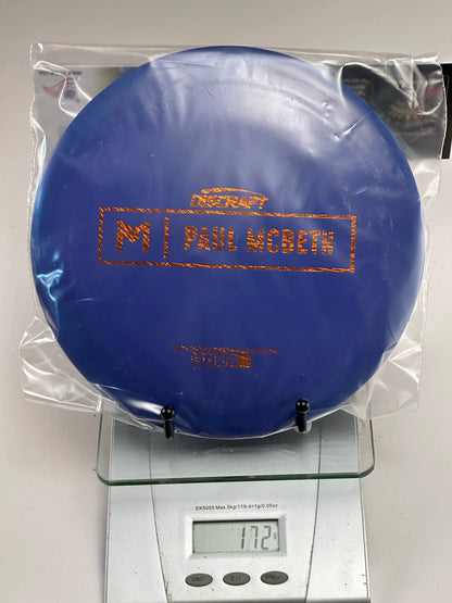 Discraft ESP Prototype Zeus Distance Driver, Blue, Paul McBeth Copper Box Stamp 172g