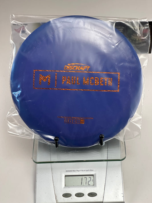 Discraft ESP Prototype Zeus Distance Driver, Blue, Paul McBeth Copper Box Stamp 172g