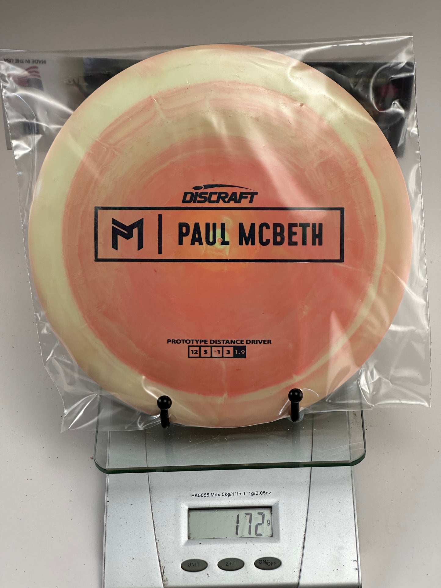 Discraft ESP Zeus Prototype Distance Driver, Paul McBeth Box Stamp (172g)