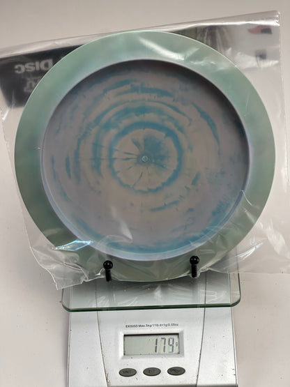 Discraft ESP Prototype Zeus Paul McBeth Box Stamp Swirly Blue 174g