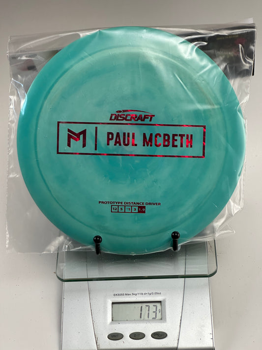 Discraft ESP Prototype Zeus Distance Driver, Paul McBeth Box Stamp (173g)