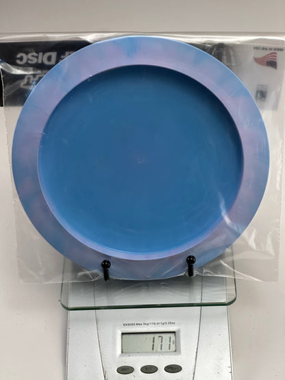 Discraft ESP Prototype Zeus Distance Driver, Blue/Purple Swirl 177g