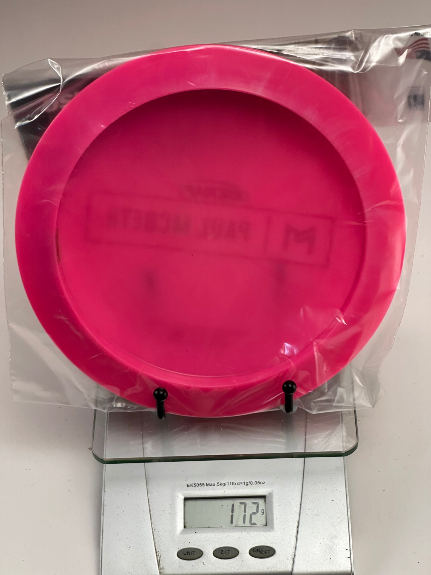 Discraft ESP Prototype Zeus Distance Driver, Pink w/ Black Paul McBeth Stamp (172g)