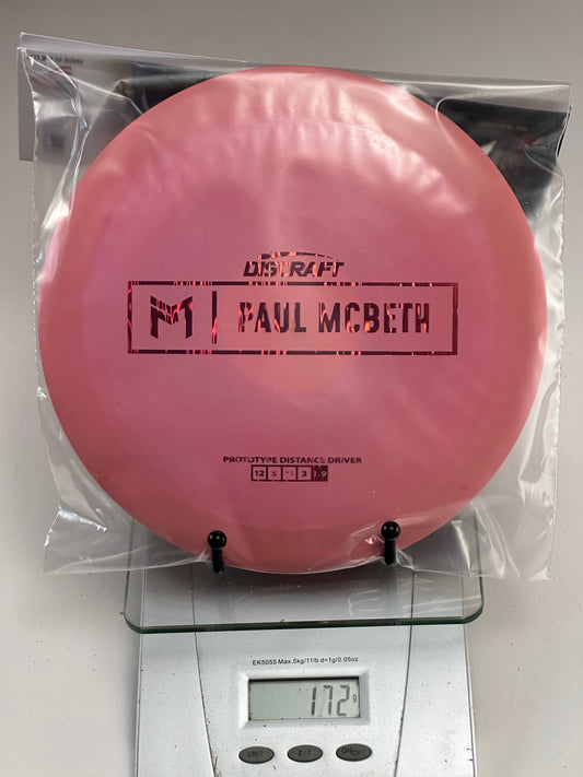 Discraft ESP Prototype Zeus (Paul McBeth) Distance Driver - Pink, 172g