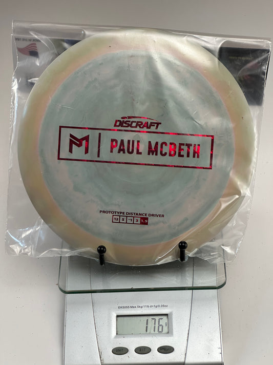 Discraft ESP Prototype Zeus Paul McBeth Box Stamp 176g