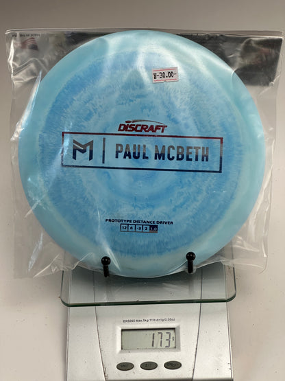 Discraft ESP Prototype Zeus (Paul McBeth) Light Blue Swirl 173g