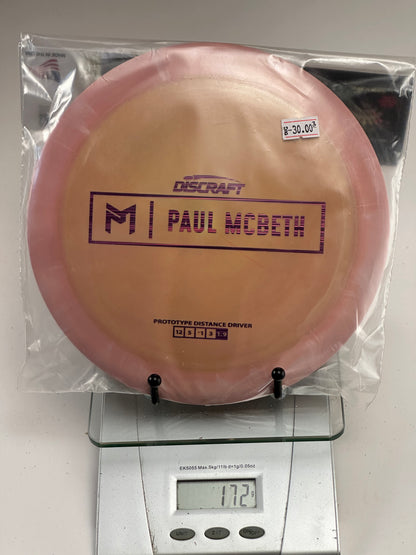 Discraft ESP Prototype Zeus (Paul McBeth) Swirly Peach/Pink 173g