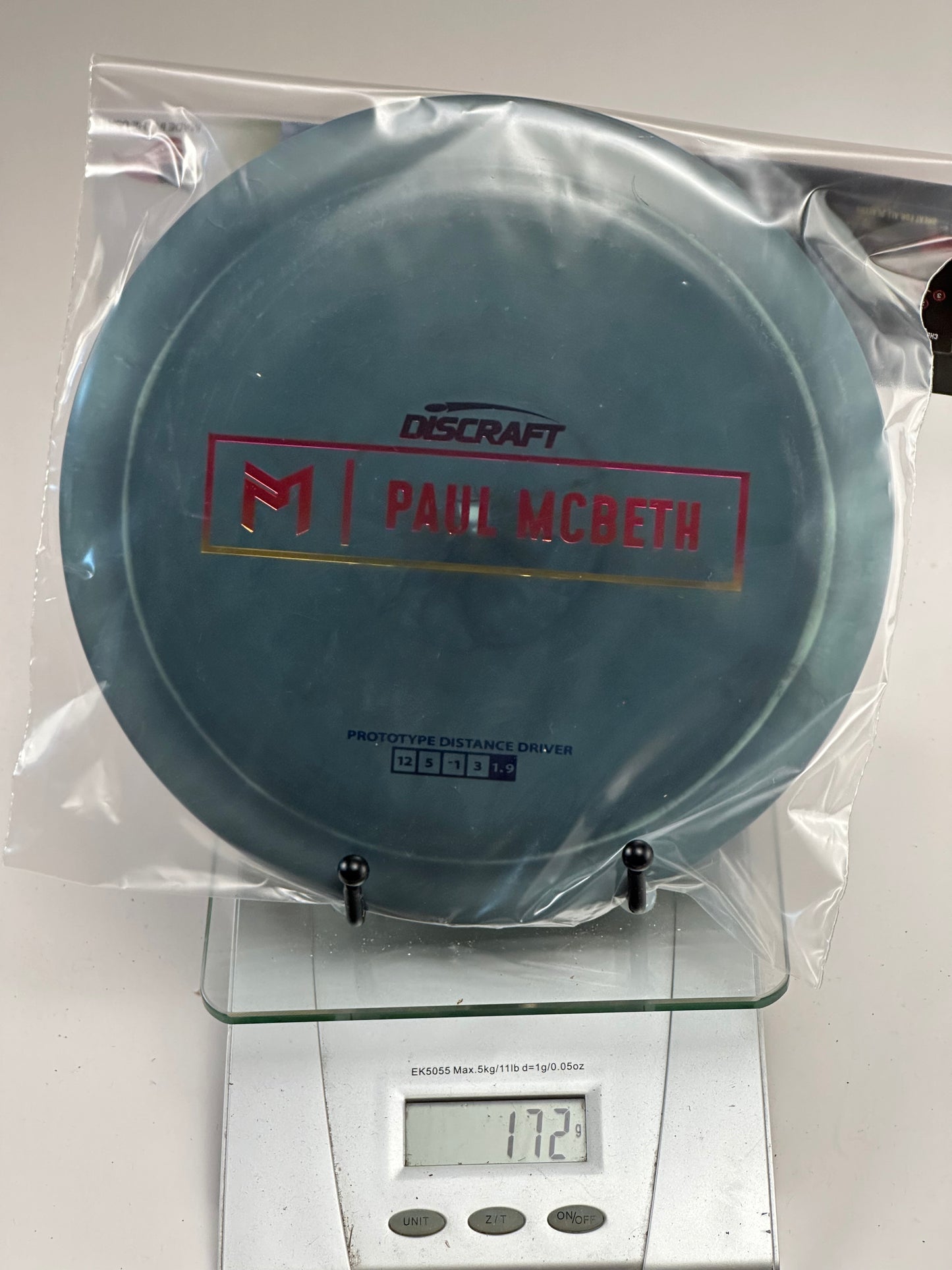 Discraft ESP Zeus Prototype Paul McBeth Box Stamp 172g
