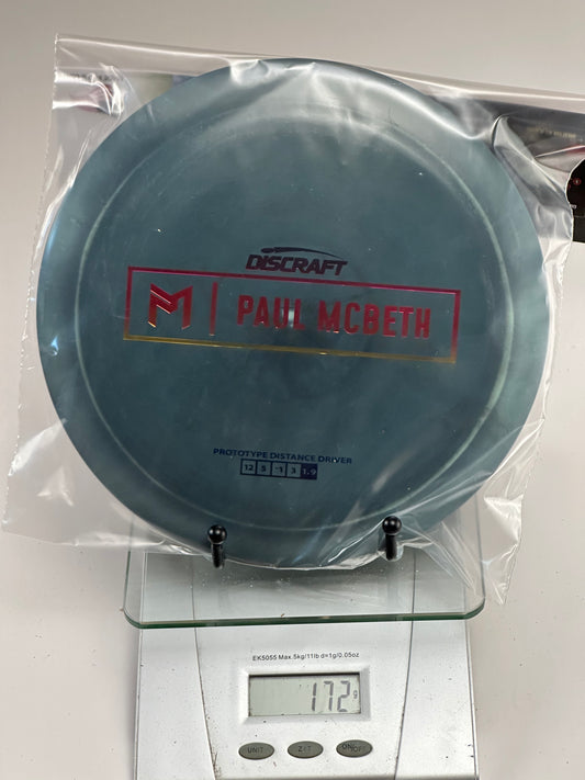 Discraft ESP Zeus Prototype Paul McBeth Box Stamp 172g