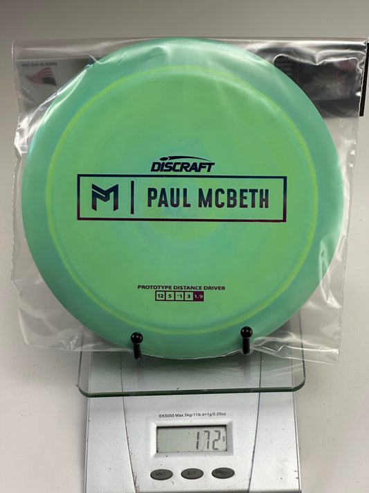 Discraft ESP Zeus Prototype Paul McBeth Box Stamp (172g) - Mint Green