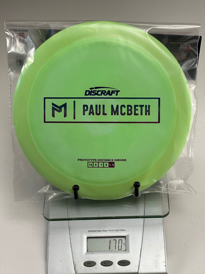 Discraft ESP Prototype Zeus Distance Driver, Paul McBeth Box Stamp (170g)