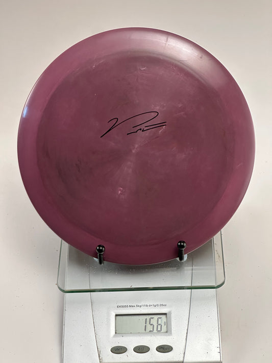 Discraft ESP Zeus 156g Purple Swirl Paul McBeth Lion Stamp
