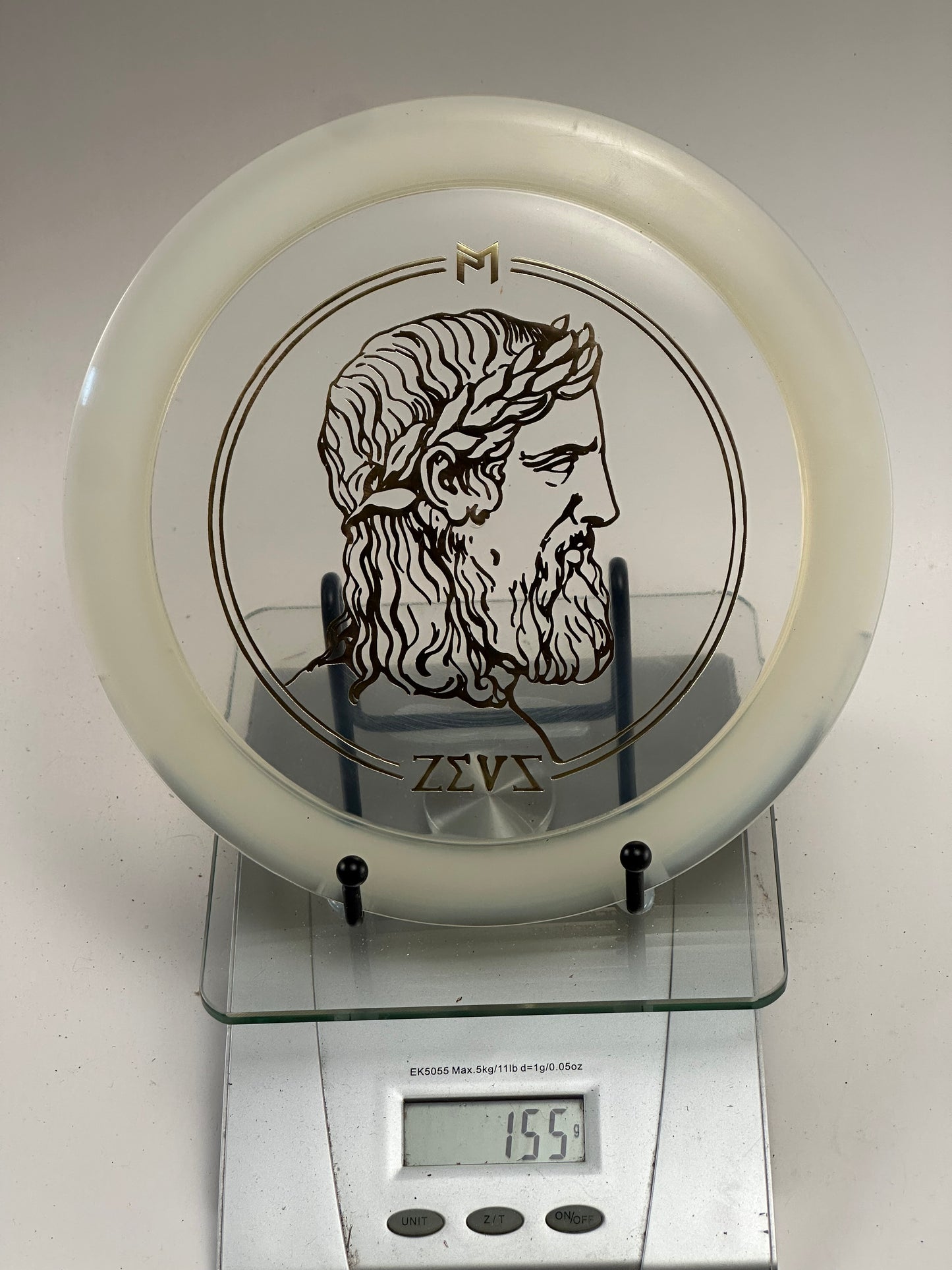 Discraft Z Glo Zeus Distance Driver (156g) – Clear Glow Rim