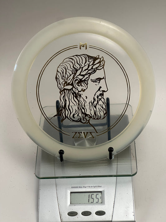 Discraft Z Glo Zeus Distance Driver (156g) – Clear Glow Rim