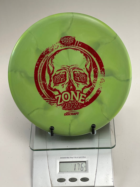 Discraft Zone Z Swirl Flex – 2022 Great Lakes Disc Skull Stamp