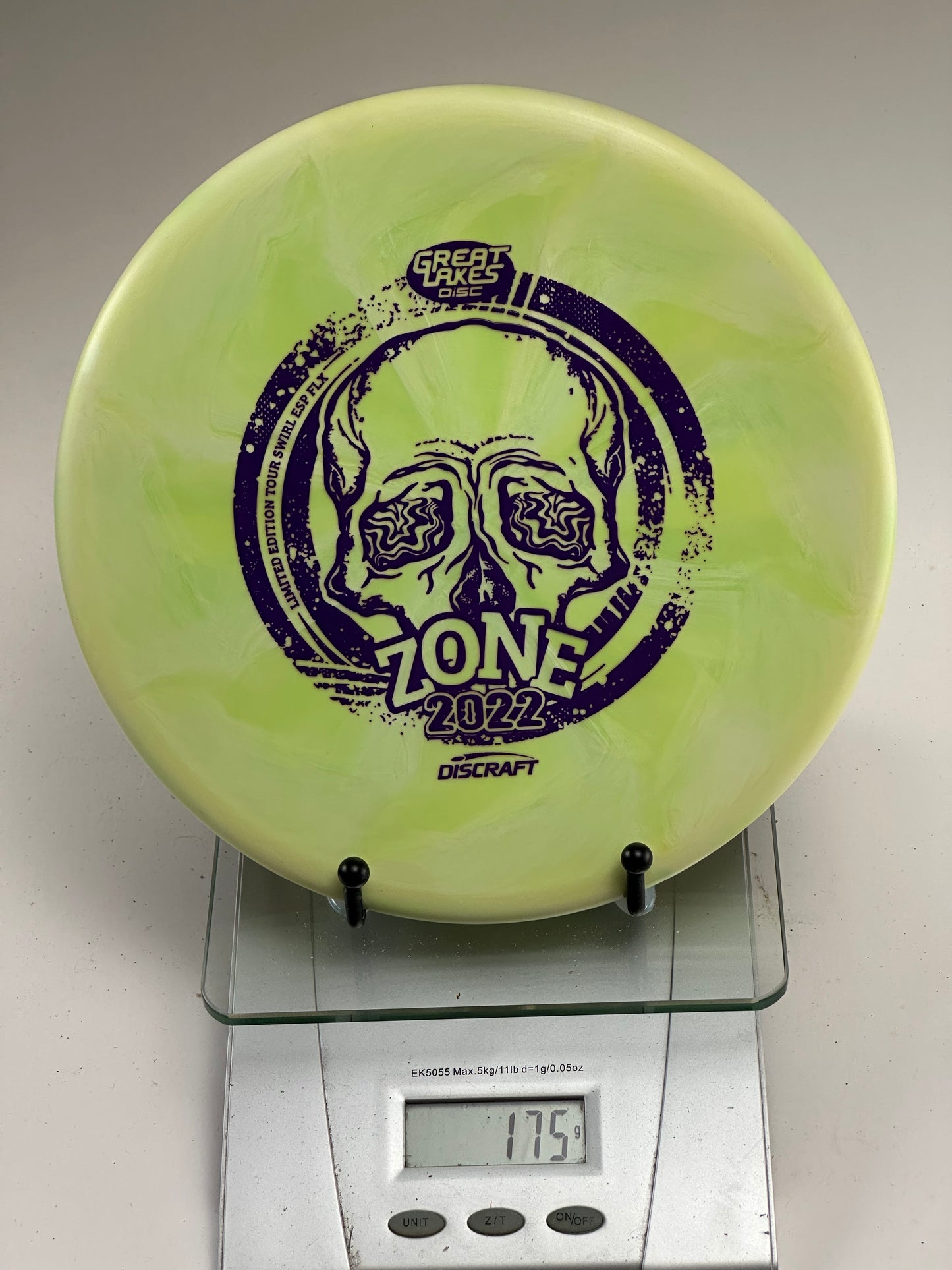 Discraft Zone Z Swirl ESP FLX (Great Lakes Disc 2022) - Green/Purple