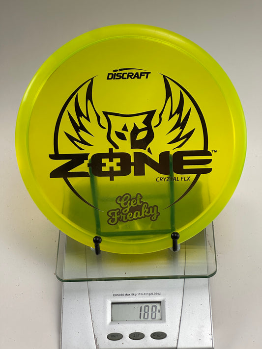 Discraft Zone CryZtal FLX Get Freaky Stamp (Transparent Yellow) 174g