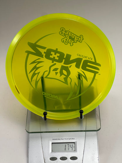 Discraft Zone CryZtal FLX Get Freaky Stamp (Transparent Yellow) 174g