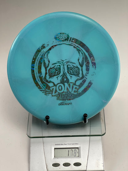 Discraft Zone Z Swirl ESP FLX (2022 Tour Series) - Blue Swirl