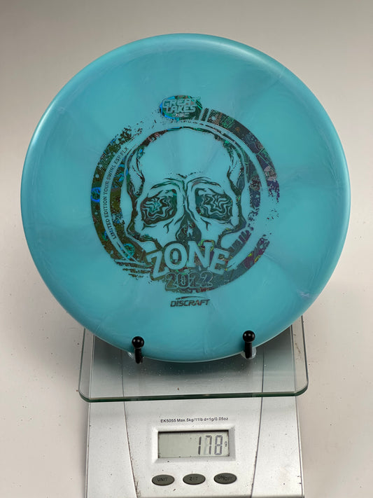 Discraft Zone Z Swirl ESP FLX (2022 Tour Series) - Blue Swirl