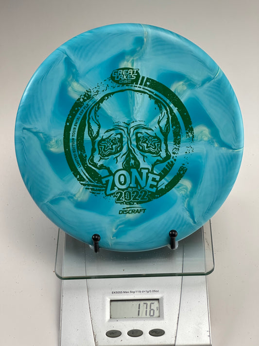 Discraft Zone Z Swirl ESP FLX (2022 Great Lakes Disc) Blue Swirl