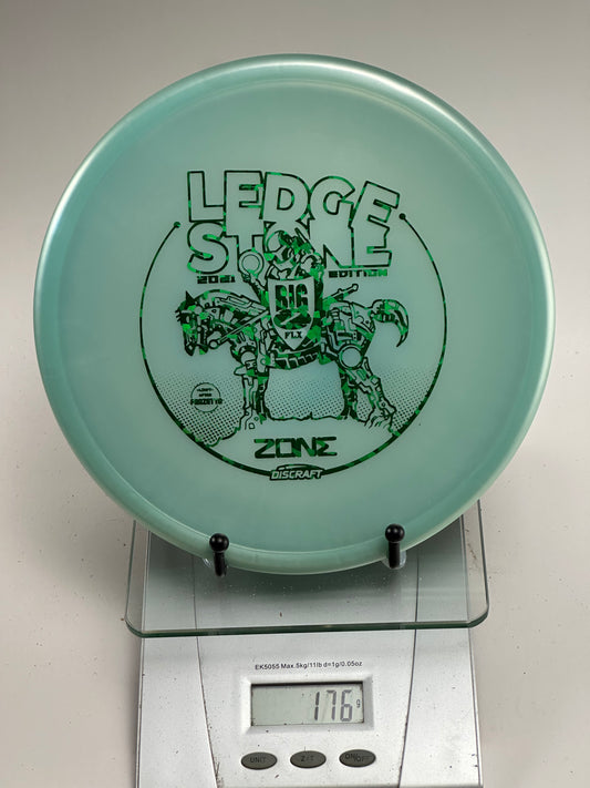 Discraft Zone Z FLX (2021 Ledgestone) Transparent Blue-Green