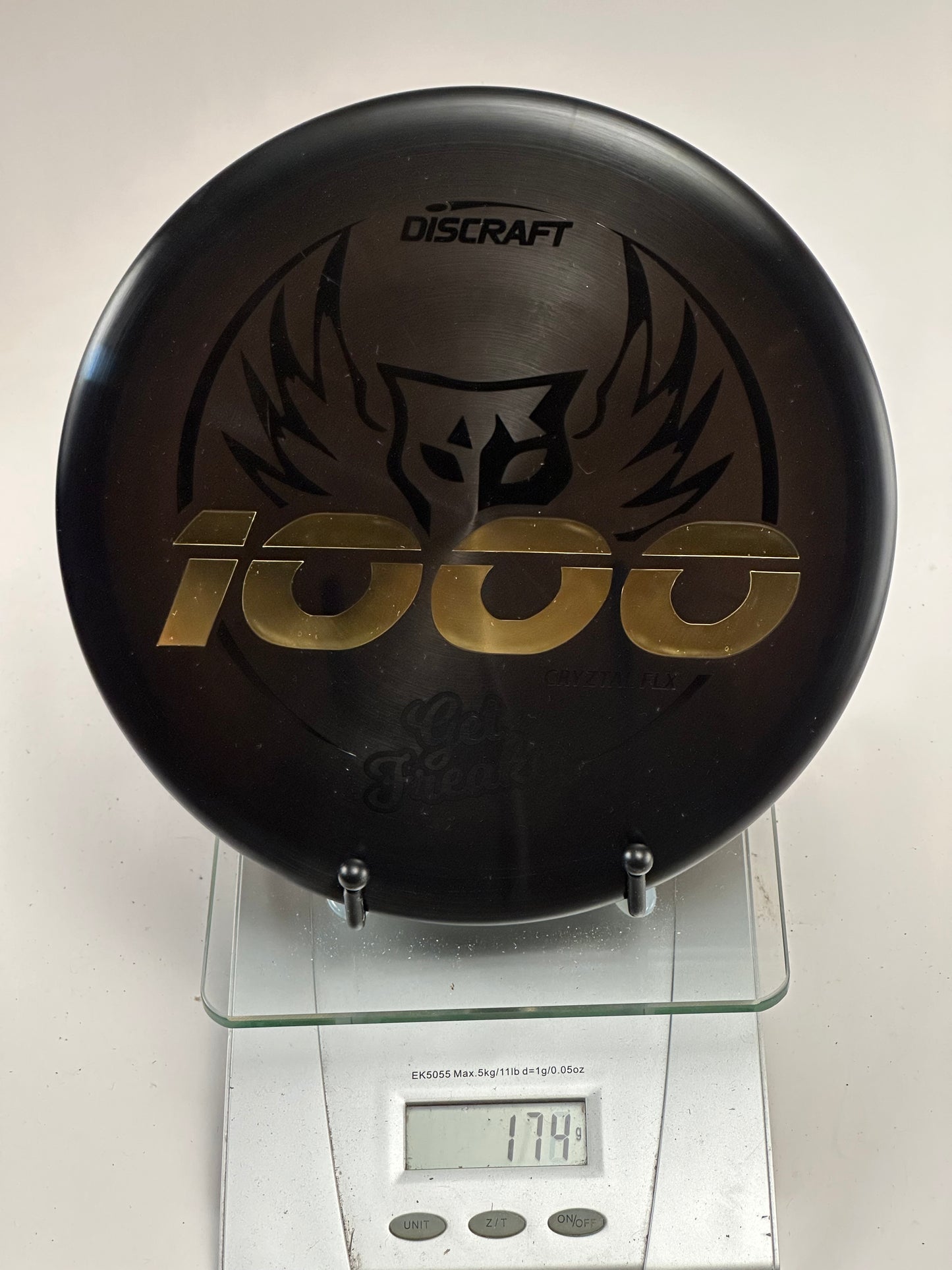 Discraft CryZtal FLX Zone “Get Freaky 1000” Transparent Smoke/Black