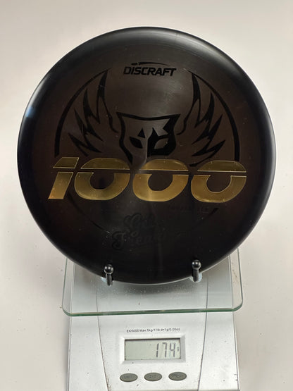 Discraft CryZtal FLX Zone “Get Freaky 1000” Transparent Smoke/Black