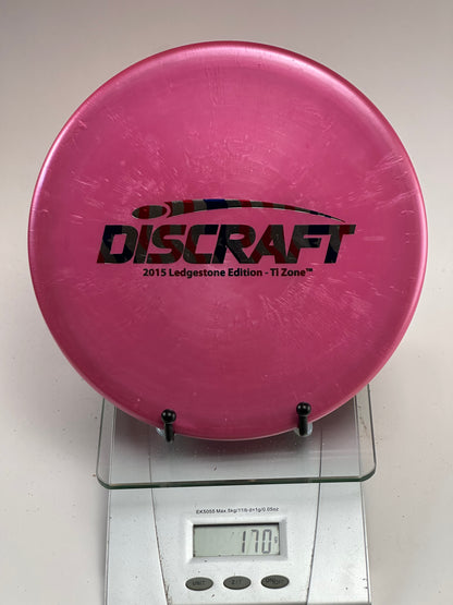 Discraft Zone Ti 2015 Ledgestone Edition Metallic Pink 170g