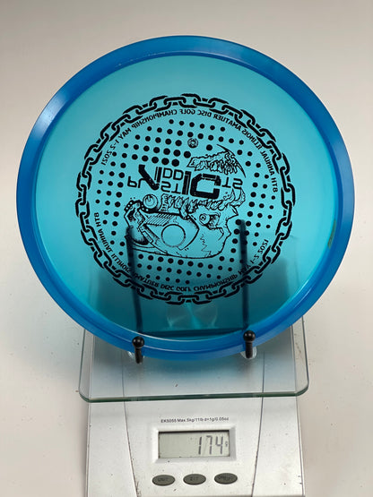 Discraft Z Zone – 2021 Illinois Amateur Championship Tournament Stamp (Blue)