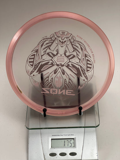 Discraft Z Zone 2022 Ledgestone Robot Stamp | Clear w/ Pink Rim