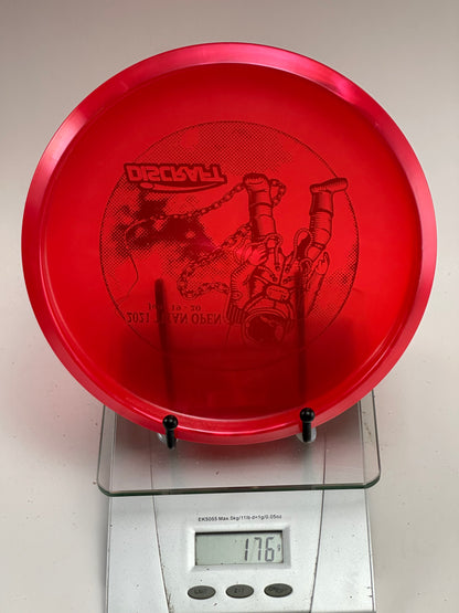 Discraft Z Zone - 2021 Titan Open Astronaut Stamp (Transparent Red)