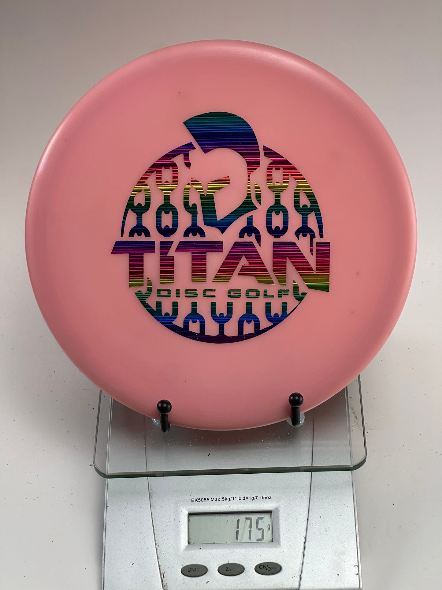 Discraft Z Zone Pink w/ 2021 Titan Open Rainbow Foil Stamp