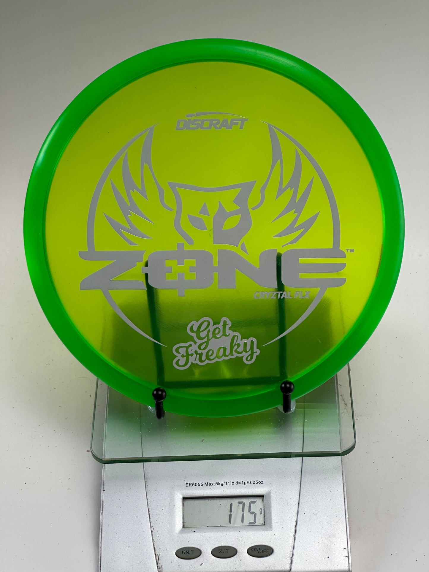 Discraft Zone CryZtal FLX “Get Freaky” – Transparent Yellow-Green