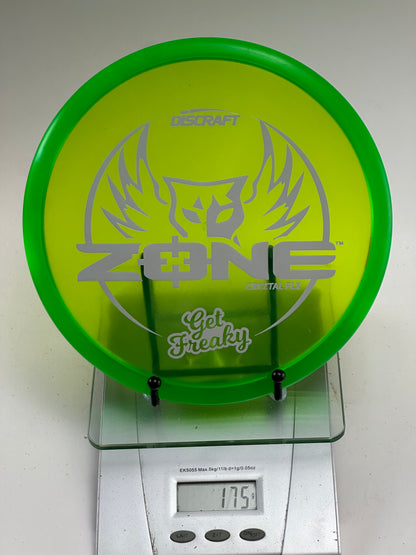 Discraft Zone CryZtal FLX “Get Freaky” – Transparent Yellow-Green