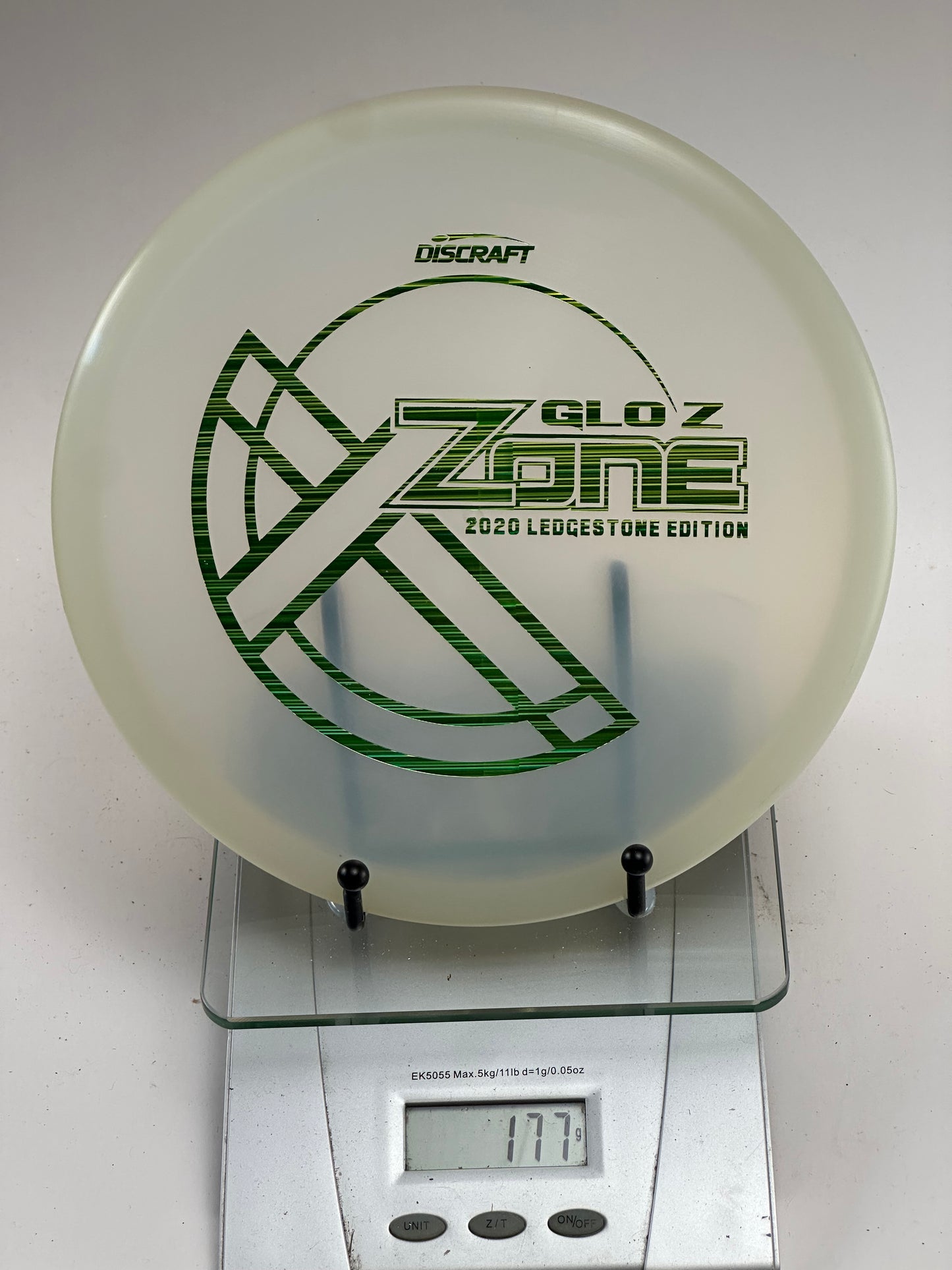 Discraft Zone Glo Z 2020 Ledgestone Edition – Green Foil