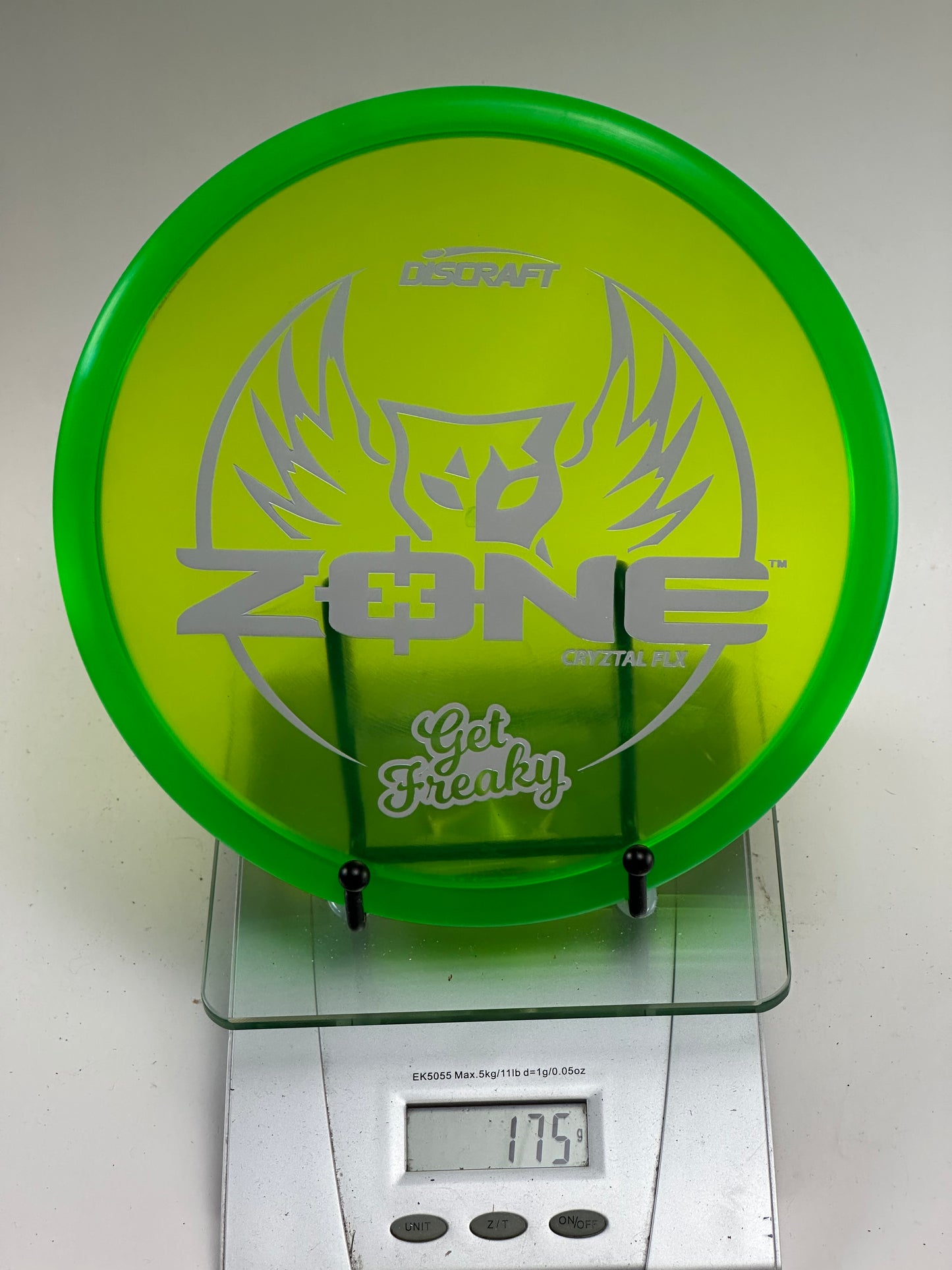 Discraft Zone Cryztal FLX “Get Freaky” Transparent Green