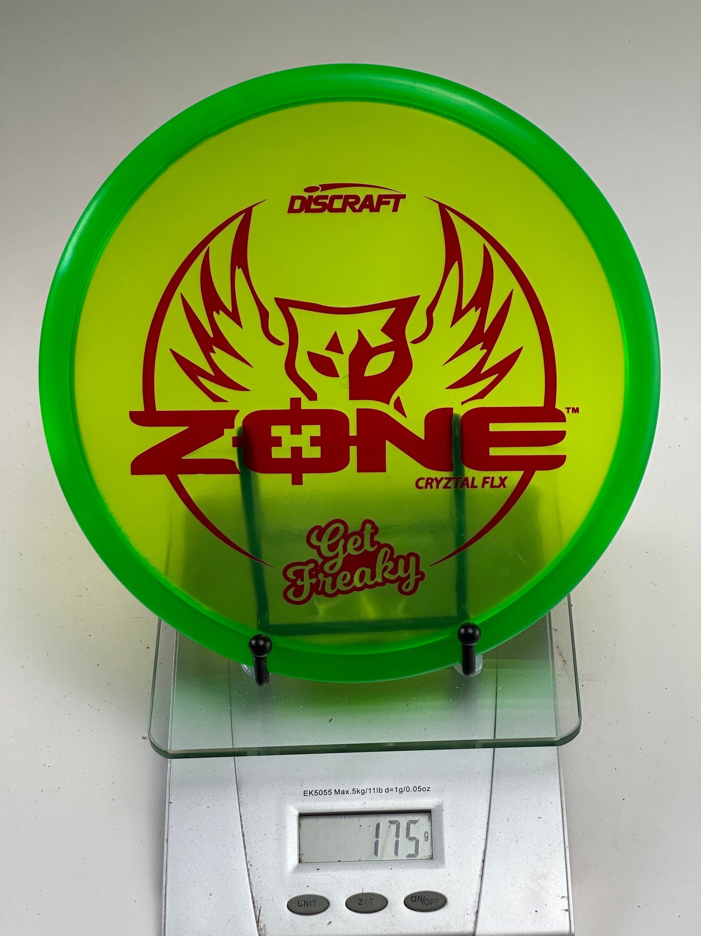 Discraft Zone Cryztal FLX Get Freaky - Transparent Yellow/Green