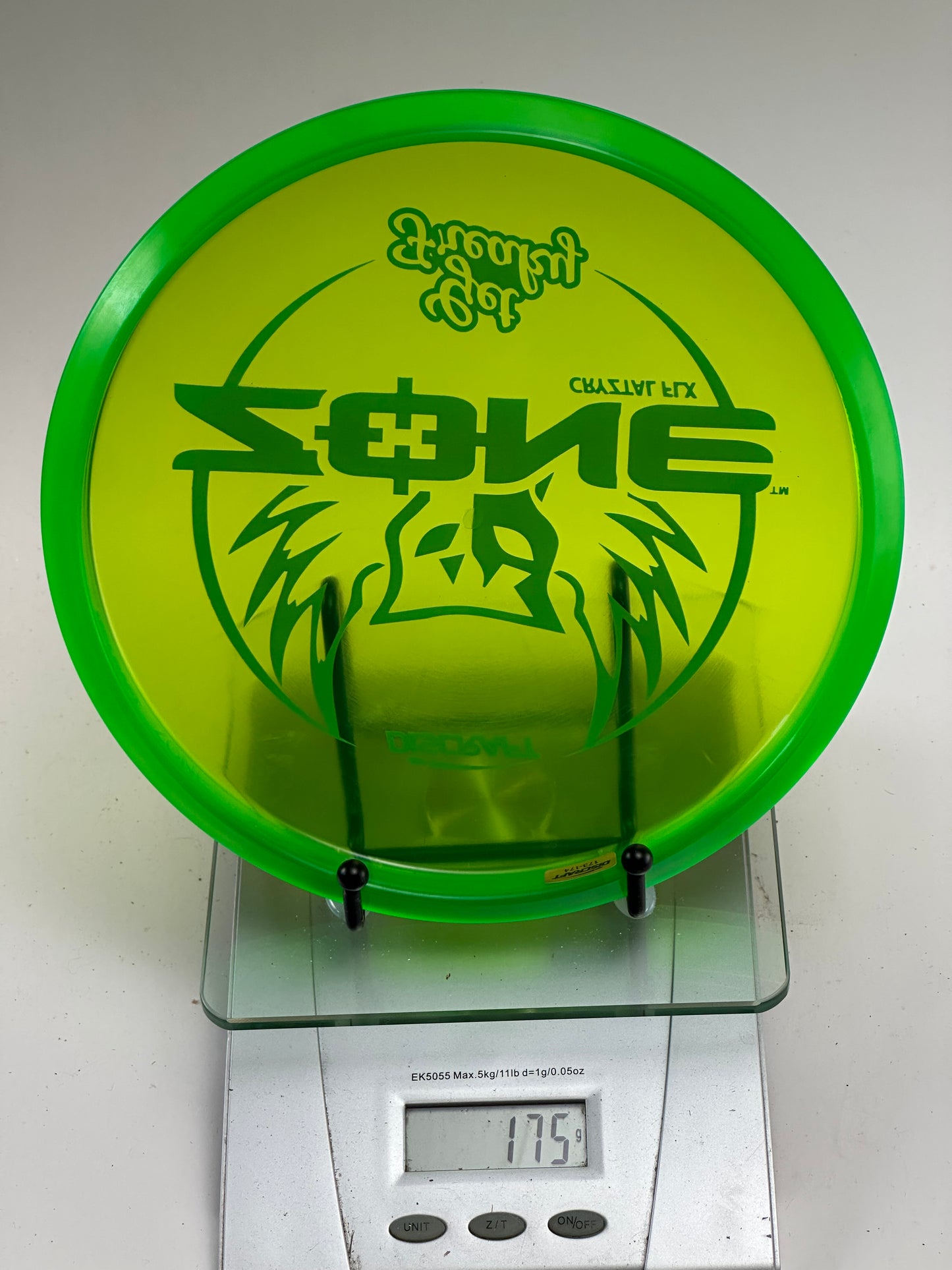 Discraft Zone Cryztal FLX “Get Freaky” – Transparent Yellow-Green